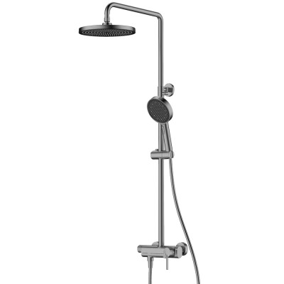 Душевая стойка Vincea TG VSFS-5TG1GM вороненая сталь