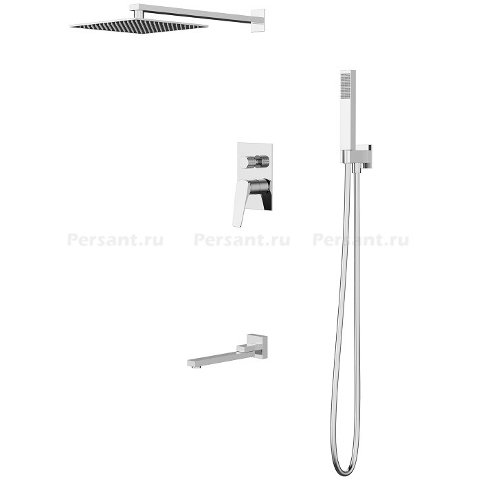 Душевой комплект Vincea Puro VSFW-5P1CH хром, 3 режима