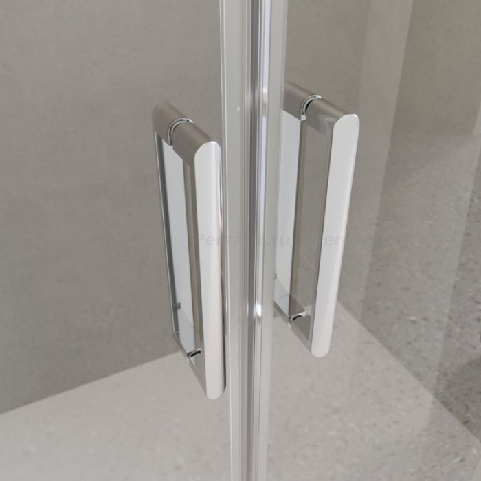 Душевая дверь BelBagno Luce 160 LUCE-BF-2-160-C-Cr профиль хром стекло прозрачное
