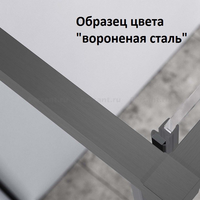 Душевой уголок Vincea Garda 120x90 VSR-1G9012CLGM вороненая сталь, стекло прозрачное