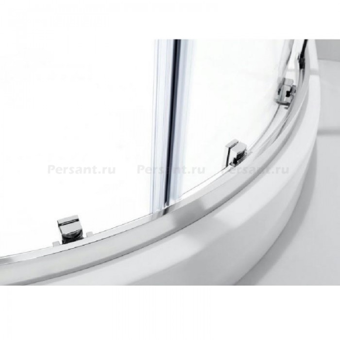 Душевой уголок Cezares Molveno 110х100 MOLVENO-RH-22-110/100-P-Cr профиль хром стекло рифленое