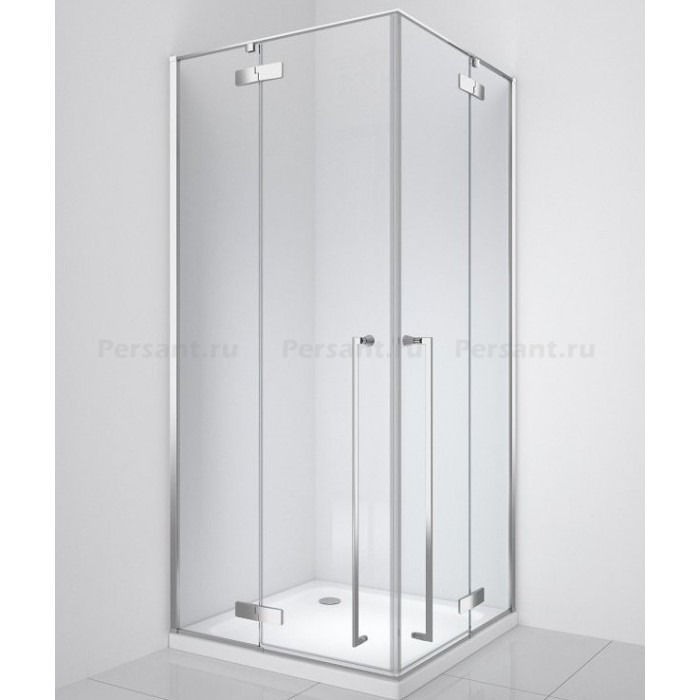 Душевой уголок Cezares Liner 90x90 LINER-A-2-90-C-Cr профиль хром, стекло прозрачное