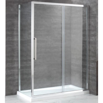 Душевой уголок Cezares Lux Soft 120x80 LUX-SOFT-W-AH-1-120/80-C-Cr-IV профиль хром стекло прозрачное