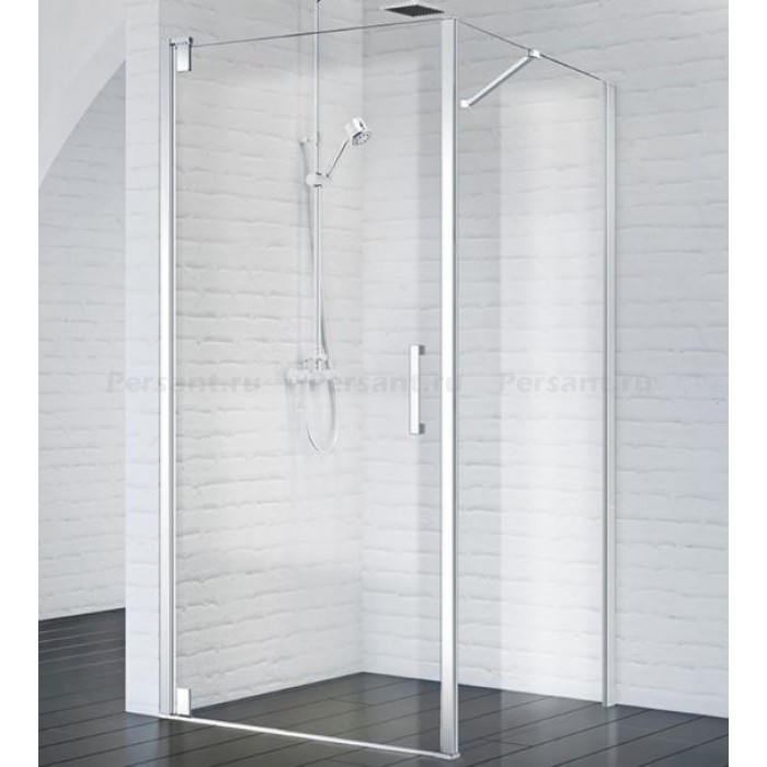 Душевой уголок BelBagno Marmi 100x100 MARMI-A-1-100-C-Cr профиль хром стекло прозрачное