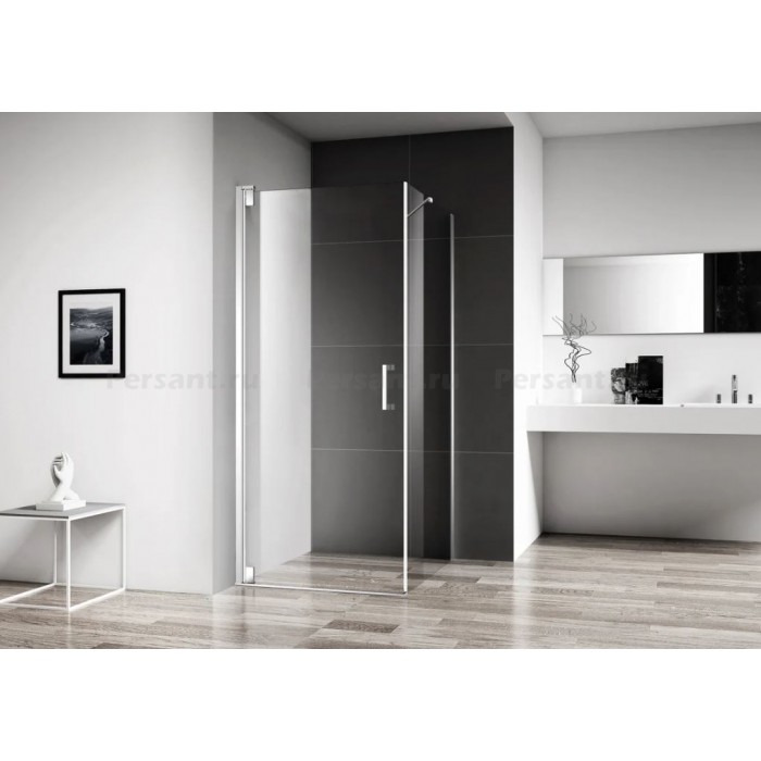 Душевой уголок BelBagno Marmi 100x100 MARMI-A-1-100-C-Cr профиль хром стекло прозрачное