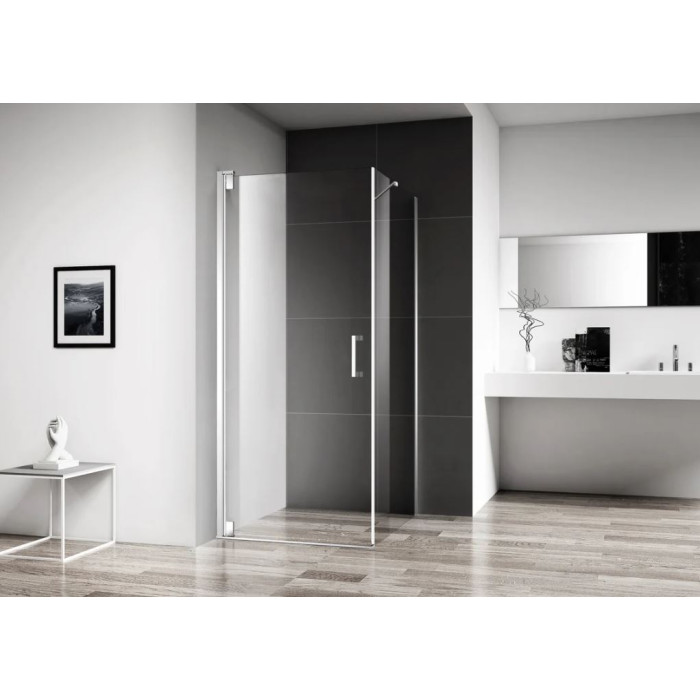 Душевой уголок BelBagno Marmi 100x80 MARMI-AH-1-100/80-C-Cr профиль хром стекло прозрачное