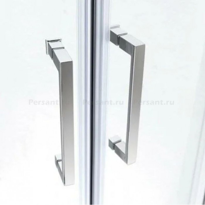 Душевой уголок Cezares Molveno 110х100 MOLVENO-RH-22-110/100-P-Cr профиль хром стекло рифленое