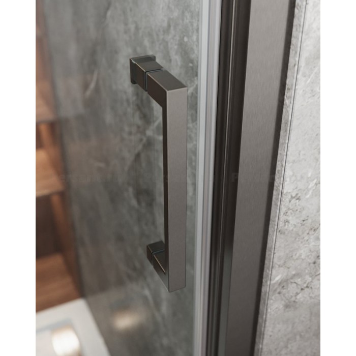 Душевой уголок Cezares Molveno 120x90 MOLVENO-AHF-31-120/90-C-GM-IV оружейная сталь стекло прозрачное