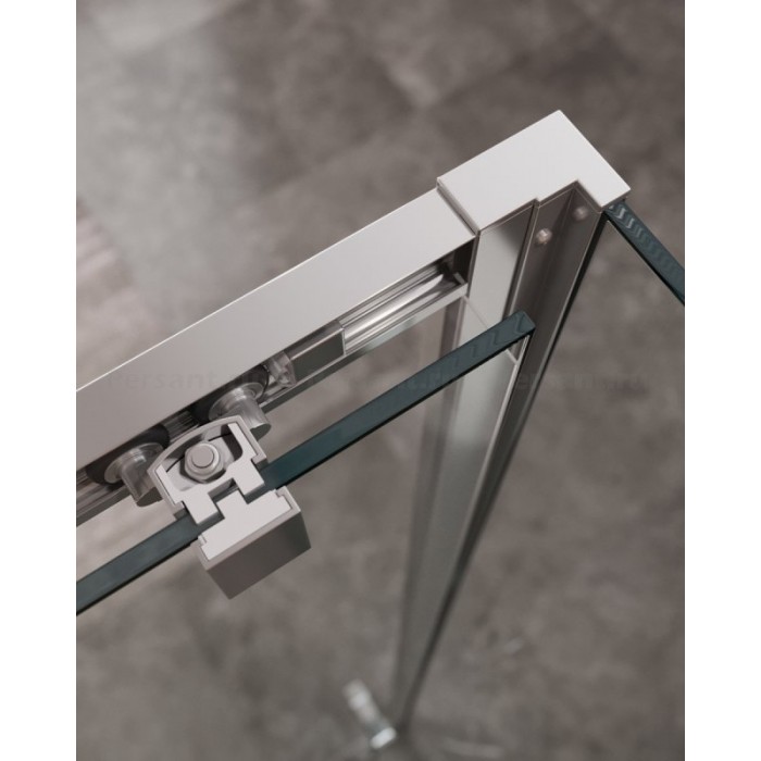 Душевой уголок Cezares Molveno 160x90 MOLVENO-AH-12-160/90-C-Cr-IV профиль хром стекло прозрачное