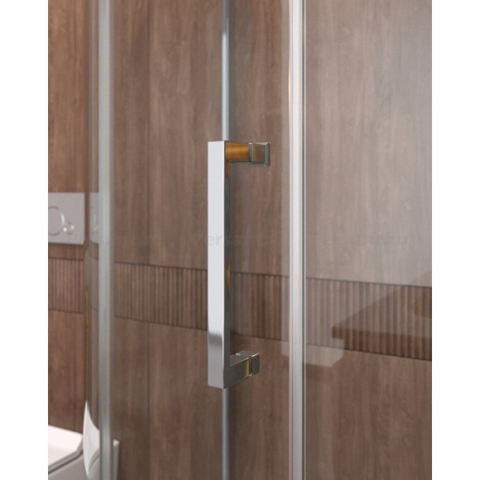 Душевой уголок Cezares Molveno 120x110 MOLVENO-RH-11-120/110-C-Cr-IV профиль хром стекло прозрачное