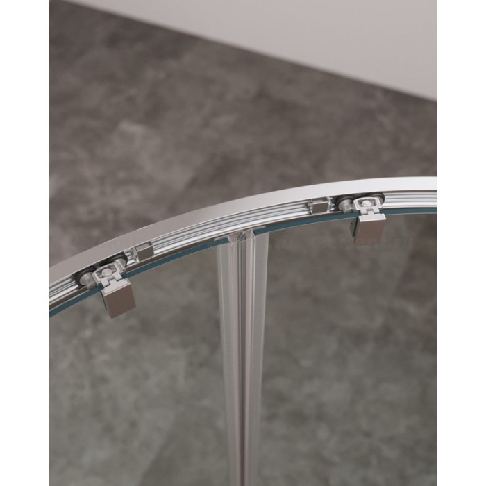 Душевой уголок Cezares Molveno 120х110 MOLVENO-RH-22-120/110-C-Cr-IV профиль хром стекло прозрачное