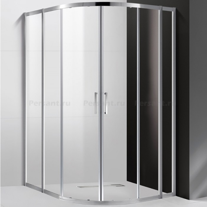 Душевой уголок Cezares Molveno 120х110 MOLVENO-RH-22-120/110-C-Cr-IV профиль хром стекло прозрачное