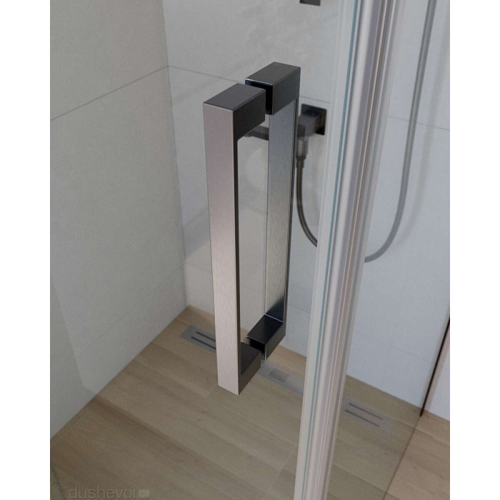 Душевой уголок Cezares Slider 75x105 SLIDER-AH-2-70/80-100/110-C-GM оружейная сталь стекло прозрачное