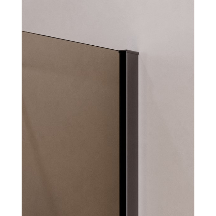 Душевой уголок Cezares Slider 90x80 SLIDER-AH-1-80-90/80-BR-GM оружейная сталь стекло бронзовое