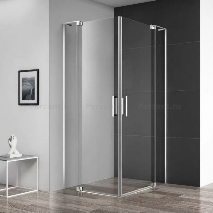 Душевой уголок Cezares Slider 105x105 SLIDER-A-2-100/110-C-Cr профиль Хром стекло прозрачное