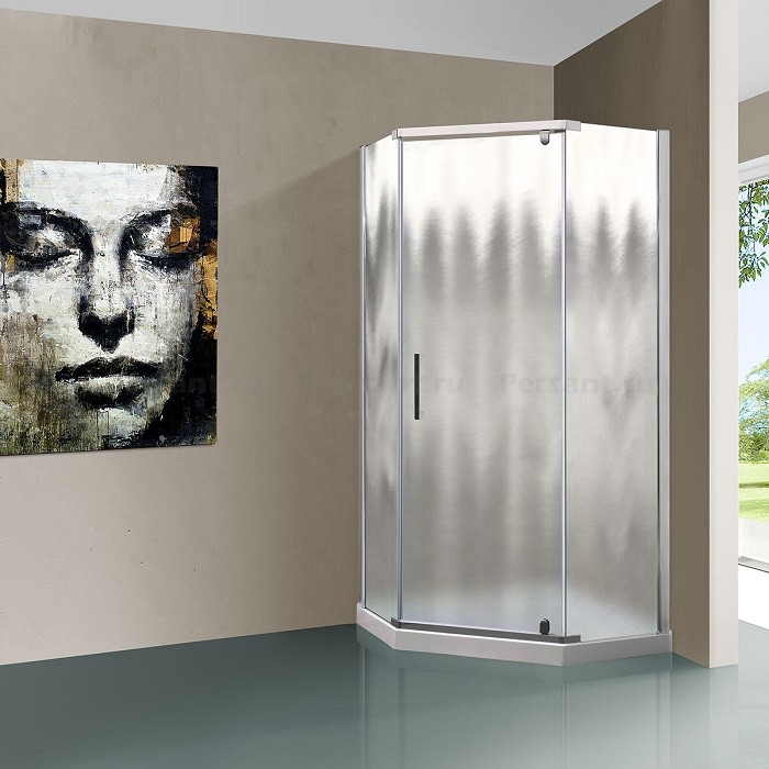Душевой уголок Vincea Stresa 100x100 VSP-1S100CH профиль хром, стекло шиншилла