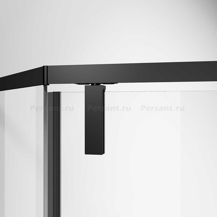Душевой уголок Vincea Slim-N 90x90 VSP-4SN900CLB профиль черный, стекло прозрачное