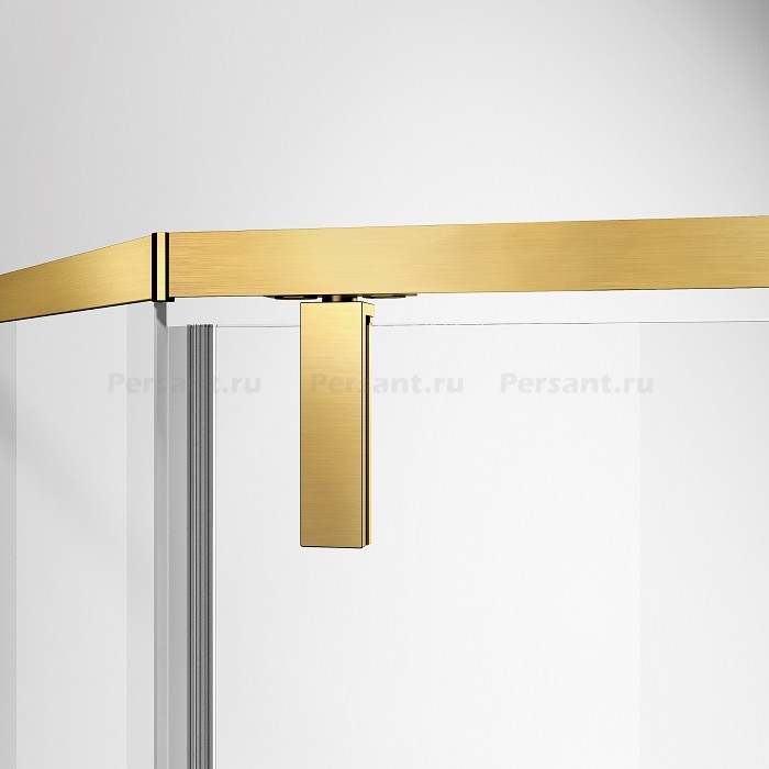 Душевой уголок Vincea Slim-N 100x100 VSP-4SN100CLG золото брашированное, стекло прозрачное