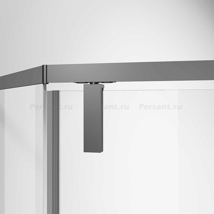 Душевой уголок Vincea Slim-N 100x100 VSP-4SN100CLGM вороненая сталь, стекло прозрачное
