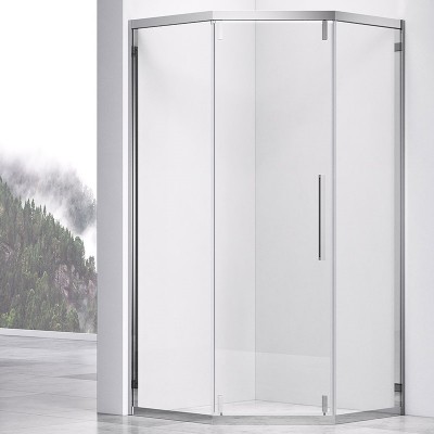 Душевой уголок Vincea Show 100x100 VSP1-4SH100CL профиль хром, стекло прозрачное
