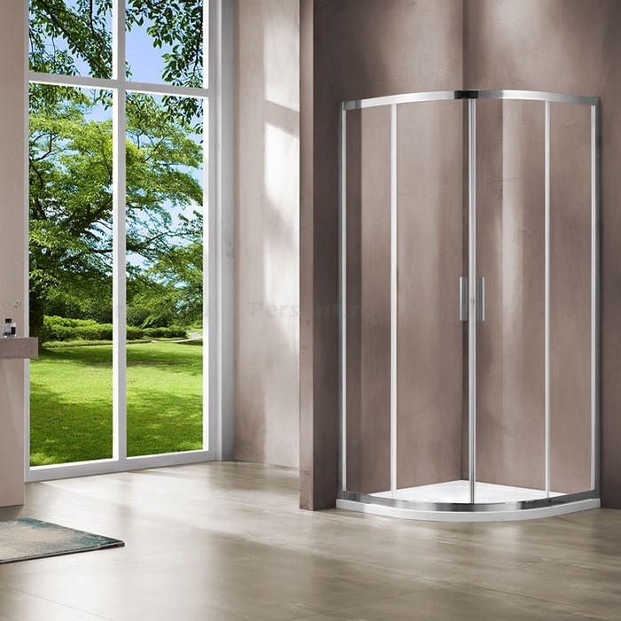 Душевой уголок Vincea Garda 100x100 VSQ-1G100CL профиль хром, стекло прозрачное