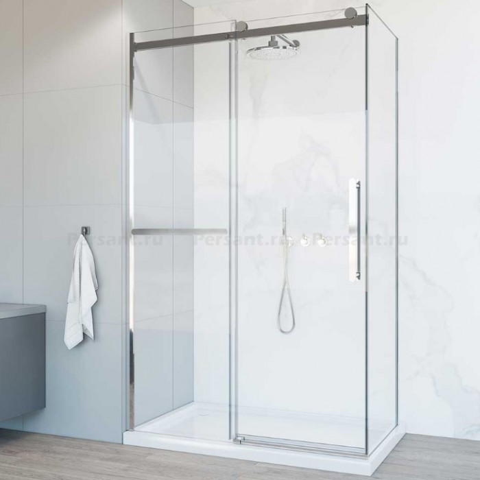 Душевой уголок Vincea Como Soft 120х80 VSR-1CS8012CL профиль хром стекло прозрачное