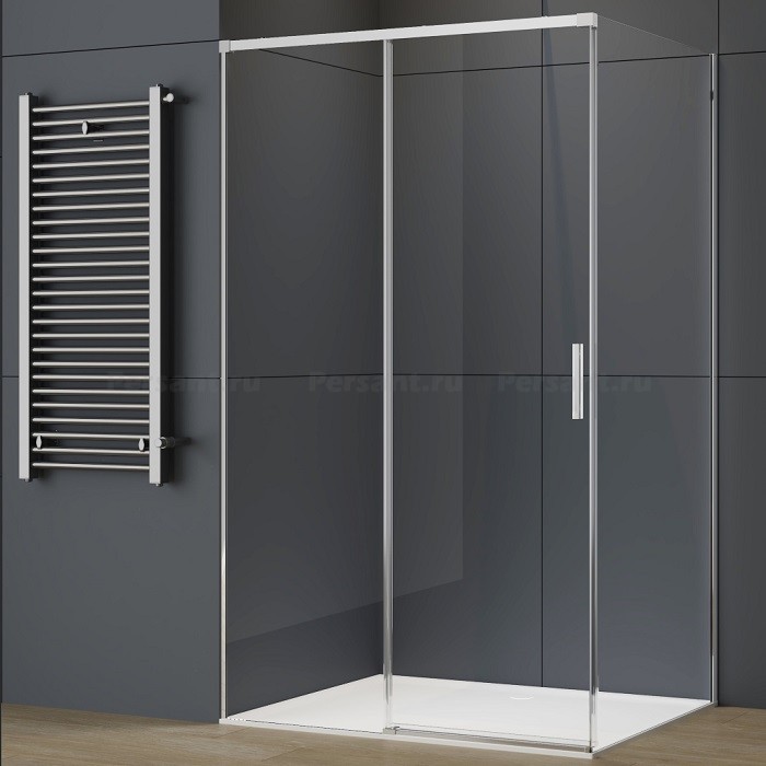 Душевой уголок Vincea Soft 2 100x80 VSR-3SO28010CL профиль хром, стекло прозрачное