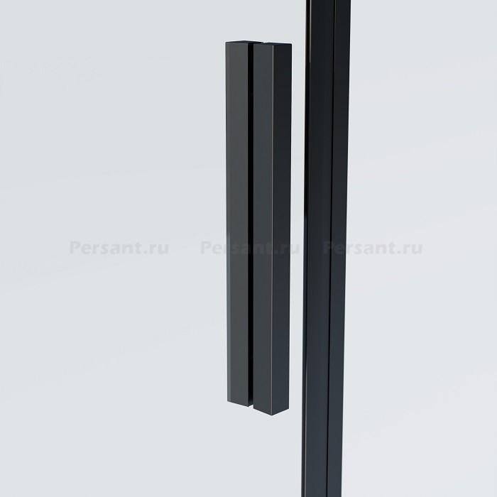 Душевой уголок Vincea Soft 2 100x80 VSR-3SO28010CLB профиль черный, стекло прозрачное