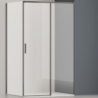 Душевой уголок Vincea Soft 2 100x80 VSR-3SO28010CLGM вороненая сталь, стекло прозрачное