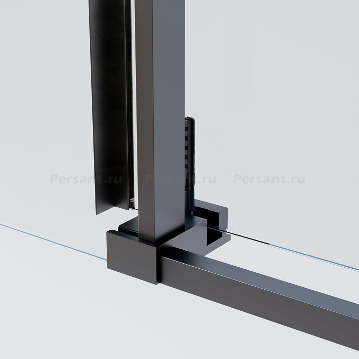 Душевой уголок Vincea Soft 2 100x80 VSR-3SO28010CLGM вороненая сталь, стекло прозрачное