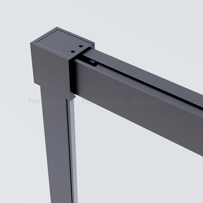 Душевой уголок Vincea Soft 2 100x80 VSR-3SO28010CLGM вороненая сталь, стекло прозрачное