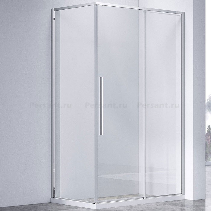 Душевой уголок Vincea Slim-N 100x80 VSR-4SN8010CL профиль хром, стекло прозрачное