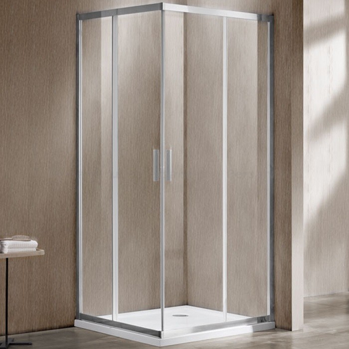 Душевой уголок Vincea Garda 120x120 VSS-1G1212CL профиль хром, стекло прозрачное