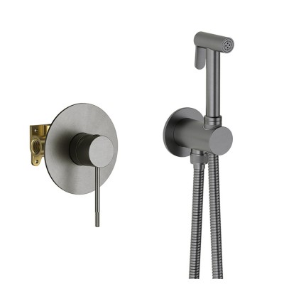 Гигиенический душ со смесителем Timo Saona 2389/18SM черное золото