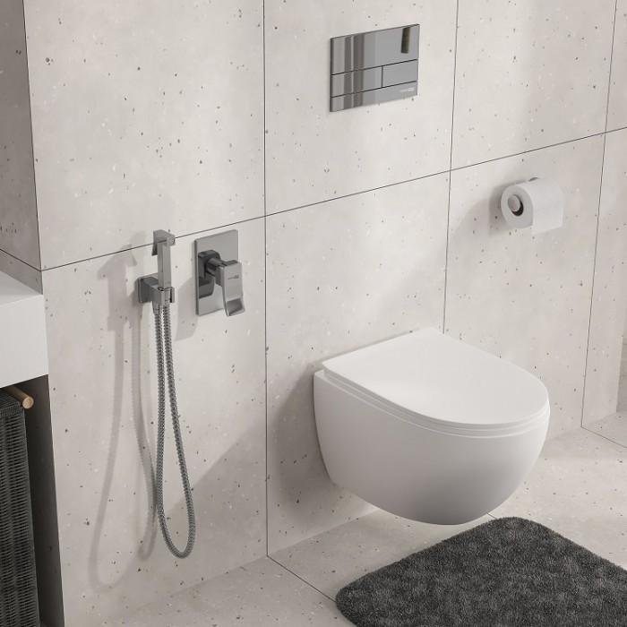 Гигиенический душ со смесителем WasserKRAFT Aller A106157 хром