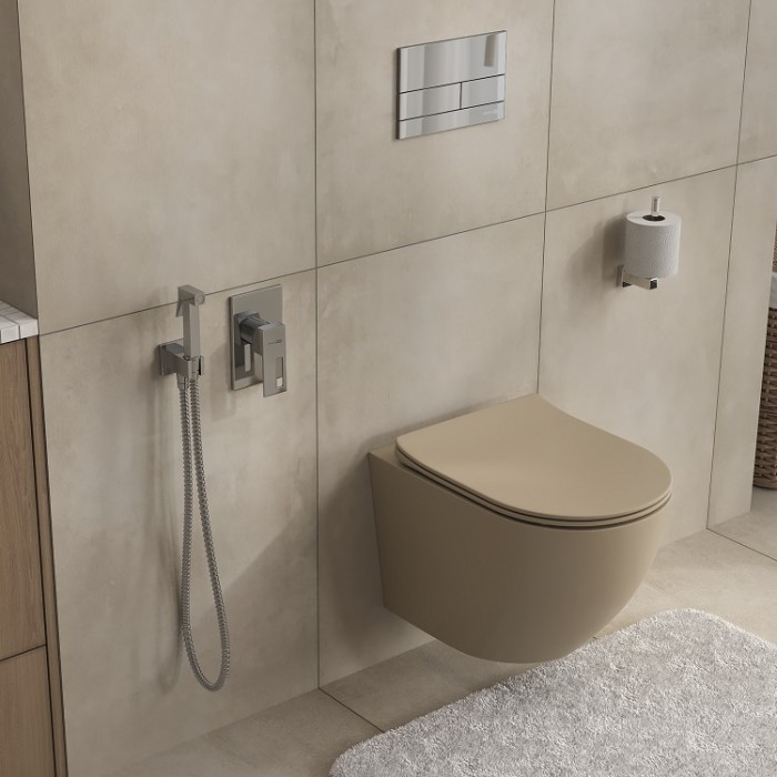 Гигиенический душ со смесителем WasserKRAFT Alme A15157 хром