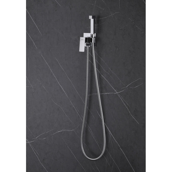 Смеситель с гигиеническим душем ABBER Daheim AF8226 хром