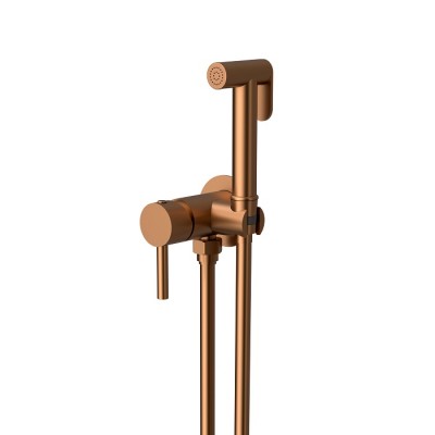 Гигиенический душ со смесителем Vincea VHFW-101BC медь брашированная