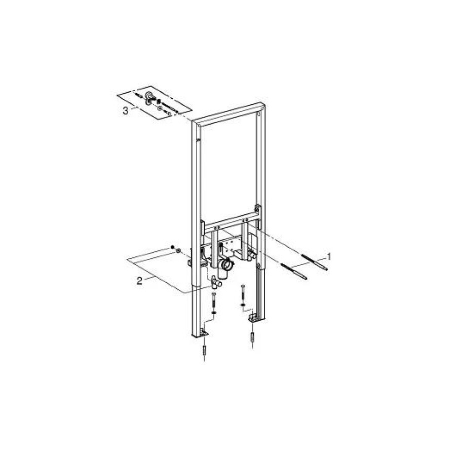 Инсталляция для биде Grohe Rapid SL 38553001