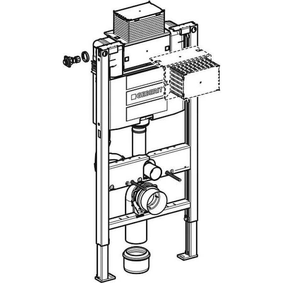Инсталляция для унитаза Geberit Duofix Omega h98 111.030.00.1