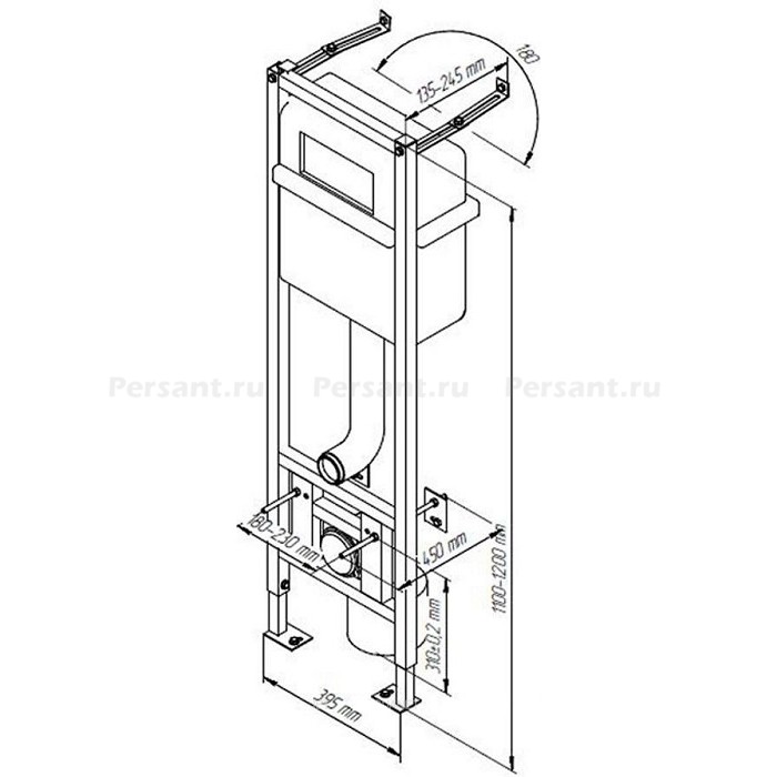 Инсталляция для унитаза Cersanit Link Pro S-IN-MZ-LINK_PRO