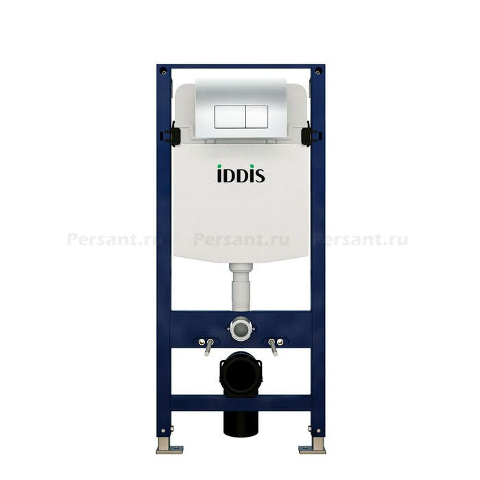 Инсталляция для унитаза Iddis Optima Home OPH00GCi32K с клавишей смыва хром