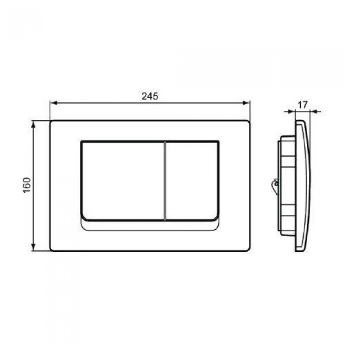 Комплект унитаз с инсталляцией Ideal Standard Connect Air AquaBlade E212801