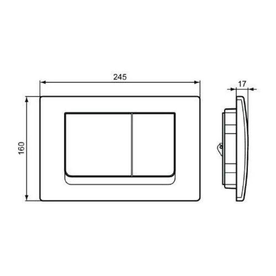 Комплект унитаз с инсталляцией Ideal Standard Connect Air AquaBlade E212801