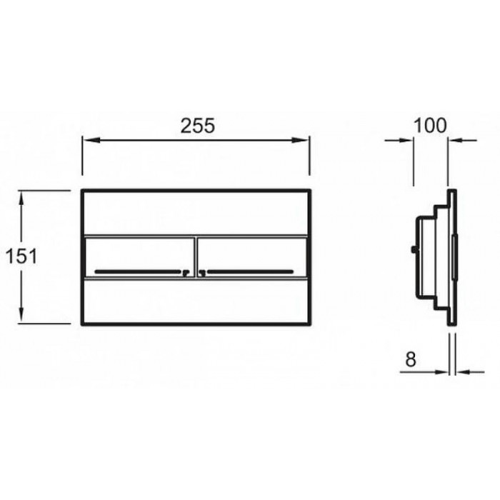 Унитаз c инсталляцией Jacob Delafon Patio Rimless E21734RU-00 сиденье дюропласт микролифт, клавиша хром