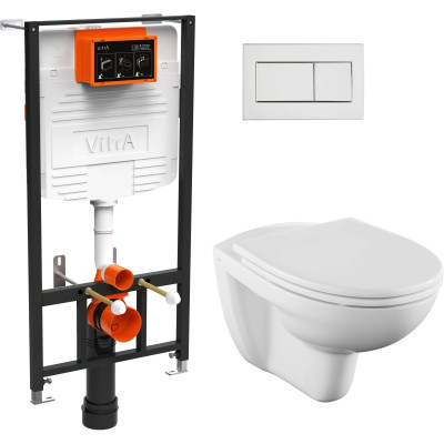 Комплект 4 в 1 VitrA Normus 9773B003-7206 сиденье микролифт