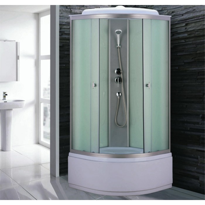 Душевая кабина Niagara Eco E100/40/MT (100х100х215) высокий поддон, стекло матовое