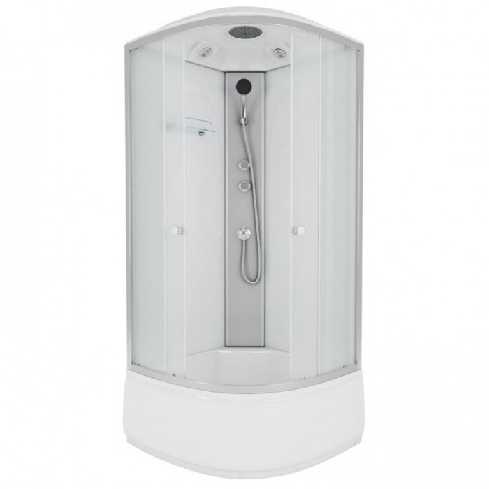 Душевая кабина Niagara Eco E100/40/MT (100х100х215) высокий поддон, стекло матовое