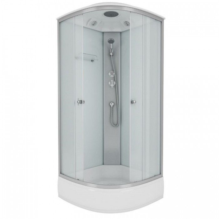 Душевая кабина Niagara Eco E90/26/MT (90х90х215) средний поддон, стекло матовое