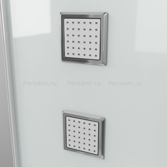 Душевая кабина Grossman Alba GR122 (80x100x225) дверь распашная, белый профиль